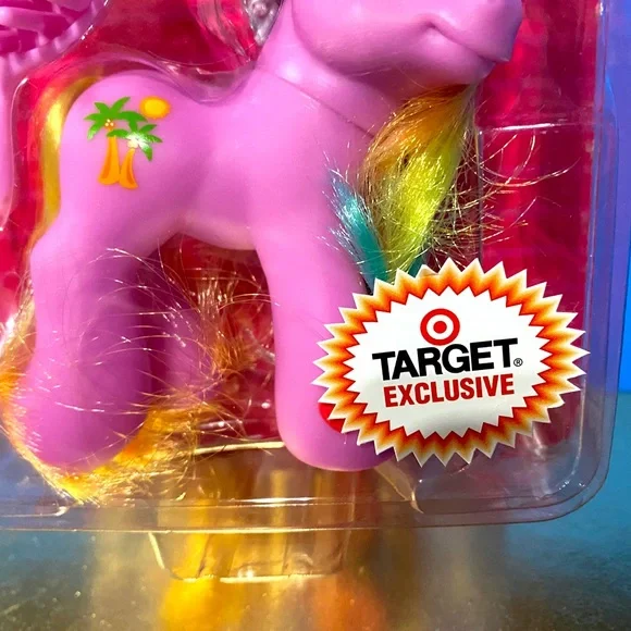 MY LITTLE PONY G3 NWT VTG 2005 BABY PONY HULA LULA TARGET EXCLUSIVE, BRUSH & HAT - Picture 4 of 13